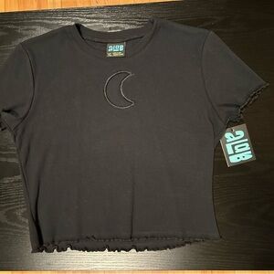 Alab Black Moon Cropped Tee